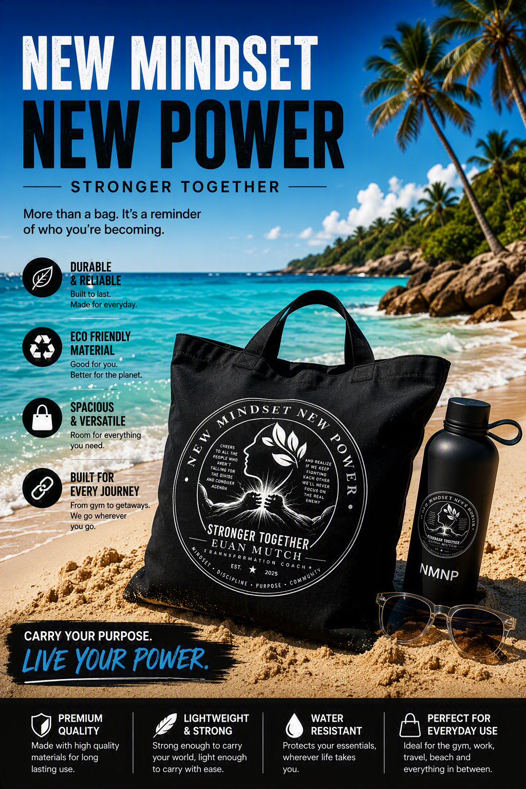 Gym tote bag